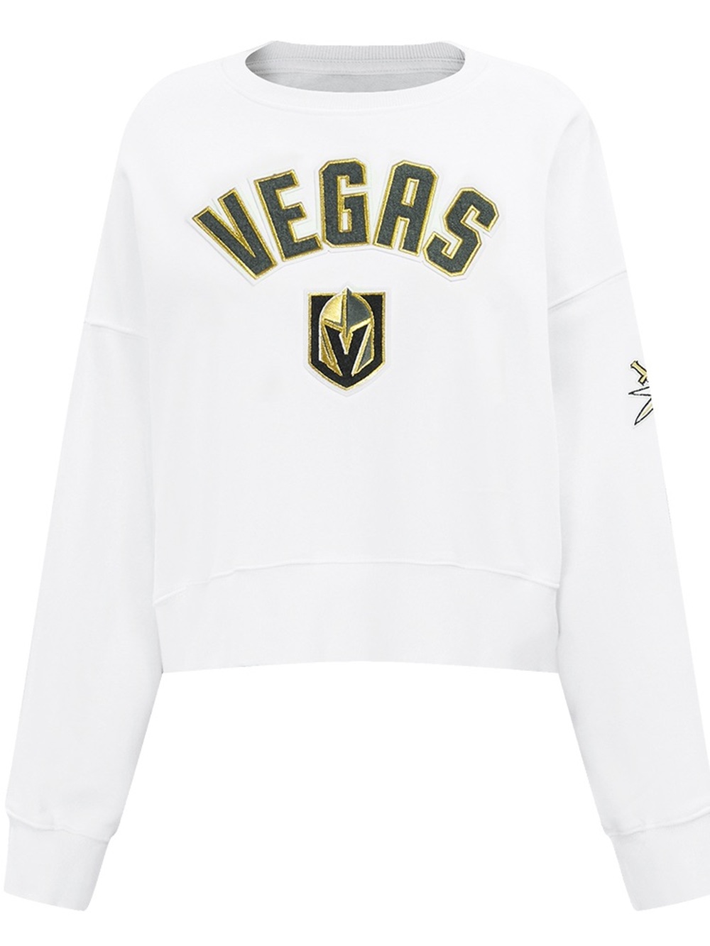Pro Standard Vegas Golden Knights White Crewneck Sweatshirt
